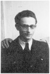 Portrait of Elemer (later Menachem) Klein, a member of the Hungarian Zionist youth resistance organization.