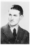 Portrait of Dezso Auslaender (later David Asael), a member of the Hungarian Zionist youth resistance organization.