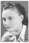 Portrait of Kato Brunner (later Tamar Benshalom), a member of the Hungarian Zionist youth resistance organization.