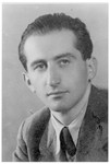 Portrait of Imre (Yitzhak) Herbst, a member of the Hungarian Zionist youth resistance organization.