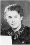 Portrait of Vera Lefkovics (later Weisz), a member of the Hungarian Zionist youth resistance organization.