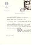 Unauthorized Salvadoran citizenship certificate issued to Oskar Herzog (b.