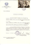Unauthorized Salvadoran citizenship certificate issued to David Heitler (b.