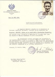 Unauthorized Salvadoran citizenship certificate issued to Gyula Heitler (b.