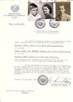Unauthorized Salvadoran citizenship certificate issued to Julius Mandl (b.
