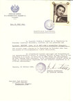 Unauthorized Salvadoran citizenship certificate issued to Imre Heitler (b.