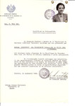 Unauthorized Salvadoran citizenship certificate issued to Cahana (nee Wasserman) Hartstein (b.