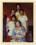 Group portrait of Irena Landau, her daughter and grandchildren.
