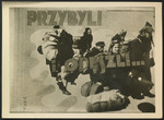 Collage created by Arie Princ (now Ben Menachem) using documents from the Lodz ghetto and photographs by Mendel Grosman.