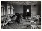 Interior view of the destroyed Catholic Hospital of the Transfiguration, one of Warsaw's largest hospitals.