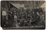 Latvian Jewish Zionist youth go camping with a Betar hachshara.