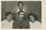 Postwar portrait of the surviving Smilovic siblings.