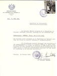 Unauthorized Salvadoran citizenship certificate made out to Terez Frankel (b.
