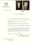 Unauthorized Salvadoran citizenship certificate made out to Arthur Frater (b.