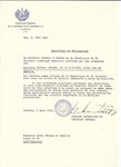Unauthorized Salvadoran citizenship certificate made out to Istvan Foldes (b.