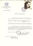 Unauthorized Salvadoran citizenship certificate made out to Susanne Marie Herczeg (b.