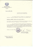 Unauthorized Salvadoran citizenship certificate made out to Osias Flesch (b.