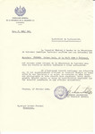 Unauthorized Salvadoran citizenship certificate made out to Zalman Leib Frenkel (b.
