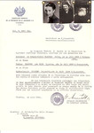Unauthorized Salvadoran citizenship certificate made out to Rabbi Akiba Glasner (b.
