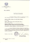 Unauthorized Salvadoran citizenship certificate made out to Samuel Gerstl (b.