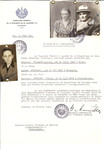 Unauthorized Salvadoran citizenship certificate made out to Zoltan Feldmann (b.