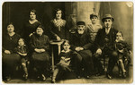 Prewar studio portrait of the Sadik and Opalka family.