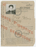 Alien identification papers issued to Claude Lowenstein.