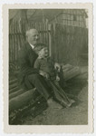 Sigmund and Fritz Isenberg pose for a photograph.
