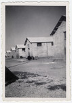 View of the barracks in the Rivesaltes internment camp.