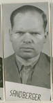 Mug-shot of defendant Martin Sandberger at the Einsatzgruppen Trial.