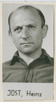 Heinz Jost, an SS Brigadefuhrer, member of the SD, and commanding officer of Einsatzgruppen A.