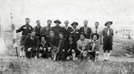 Staff members of the Betar Zionist scout movement  in postwar Tunisia.