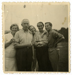Prewar portrait of members of the the Chason family and friends.