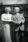 Portrait of "Aunt" Betty and "Uncle" Drielsma., the elderly couple who cared for the Birnbaum children upon their arrival in The Netherlands.