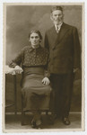 Possibly the parents of Jacob Tager, posing for a portrait before the war broke out.