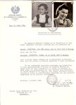 Unauthorized Salvadoran citizenship certificate issued to Ilona (nee Rez) Schonfeld (b.