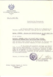 Unauthorized Salvadoran citizenship certificate issued to Nechama (nee Halberstamm) Stempel (b.