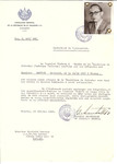Unauthorized Salvadoran citizenship certificate issued to Berthold Smetana (b.