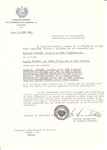 Unauthorized Salvadoran citizenship certificate issued to Jeno Salamon (b.