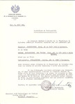 Unauthorized Salvadoran citizenship certificate issued to Erno Schlesinger (b.