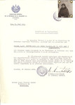 Unauthorized Salvadoran citizenship certificate issued to Hermine (nee Grosz) Sander (b.