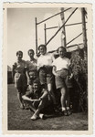 Group portrait of a Zionist youth group in Zilina.