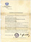 Unauthorized Salvadoran citizenship certificate issued to Abraham, Toni, Catharina and Josette Soep by Jewish rescuer, George Mandel-Mantello.