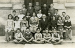 Children in the first class of the Jewish elementary school from Liptovsky Mikulas.