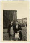 Cesia Honig pictured on left with mother, Malka Honig.