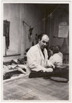 Sigi (Siegfried) Kulmann works in a workshop as a furrier.