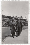 Two German-Jewish refugees from the Kitchener camp go on an excursion to nearby Ramsgate.