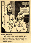 Antisemitic cartoon drawn by Fips, the caricaturist for Der Stuermer.