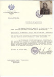 Unauthorized Salvadoran citizenship certificate made out to Margit Lichtenstein (b.