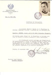 Unauthorized Salvadoran citizenship certificate made out to Josef Leipnik (b.